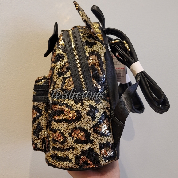 Disney Bags Disney Parks Loungefly Leopard Print Backpack Poshmark